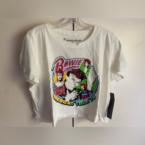 Prince Peter Faces To Bowie Crop T-Shirt